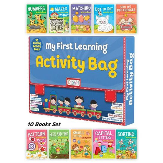 My First Learning Activity Bag  Set of 10 Exciting Activity Books