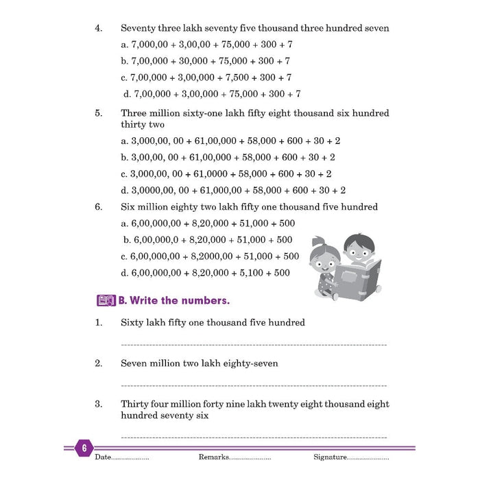 Quantative Reasoning - Grade 6