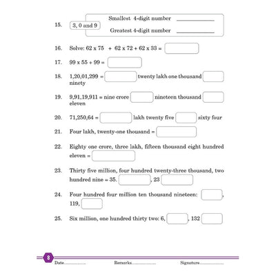 Quantative Reasoning - Grade 6