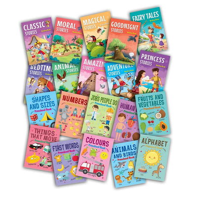 Set of 20 Preschool & Reading Books
