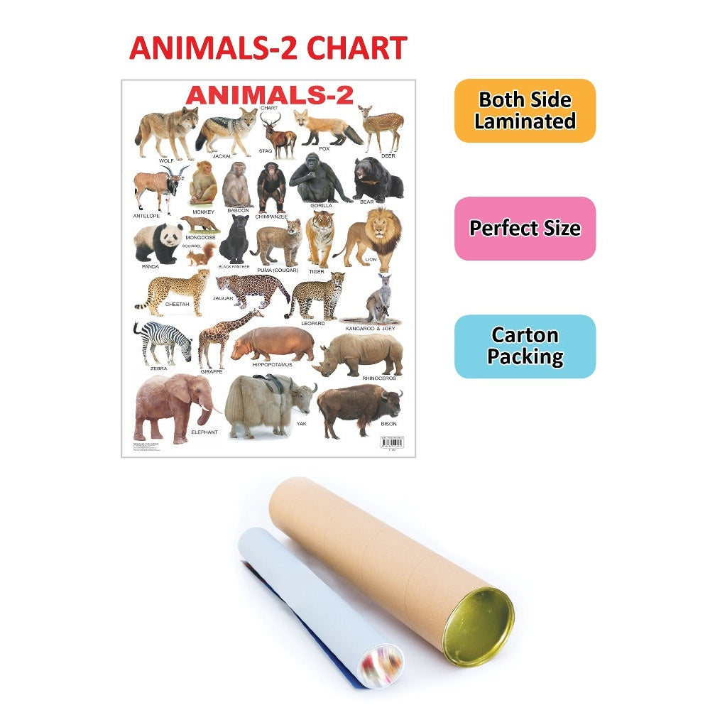 Animals-2 Wall Chart