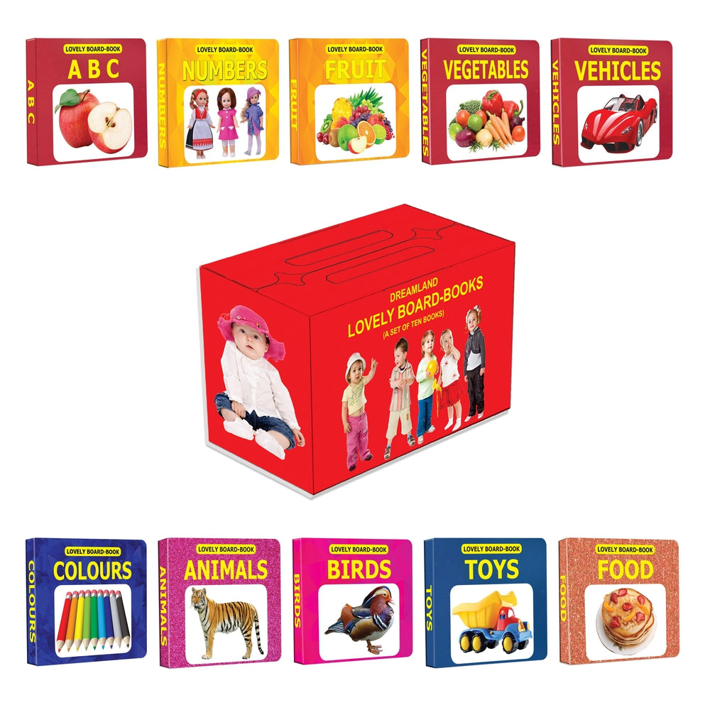 Lovely Board Books Gift Pack (10 Titles)