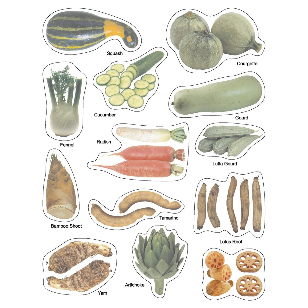 Play With Sticker - Vegetables