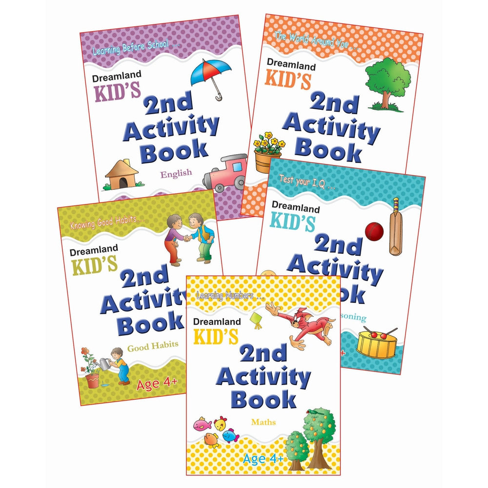 Kid's 2nd Activity Age 4+ - Pack (5 Titles)