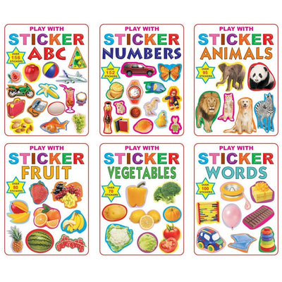 Sticker Book - pack (6 titles)