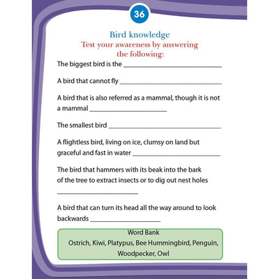 Kid's 5th Activity Book - General Knowledge