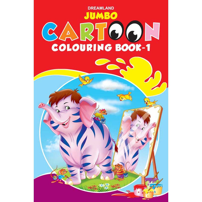 Jumbo Cartoon Colouring Book - 1