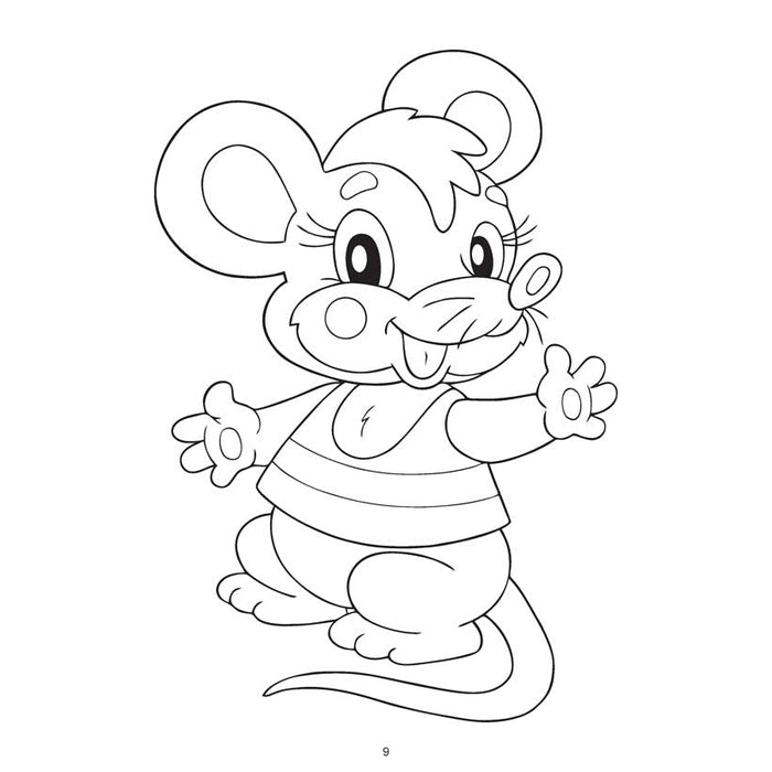 Jumbo Cartoon Colouring Book - 1