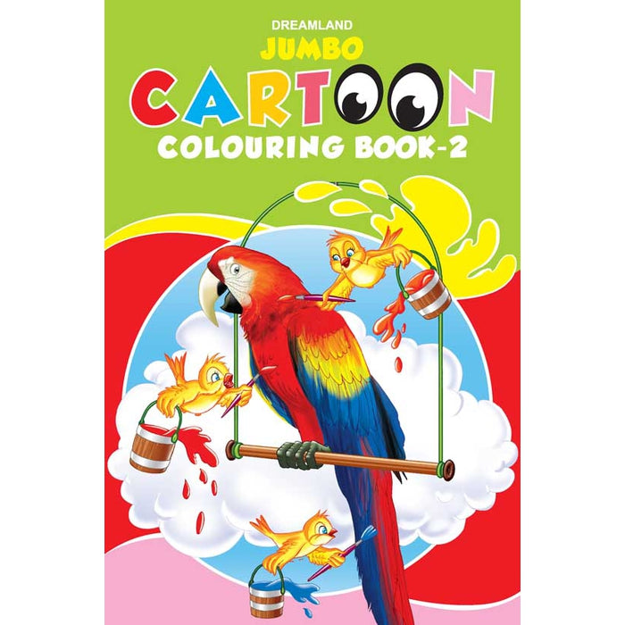 Jumbo Cartoon Colouring Book - 2