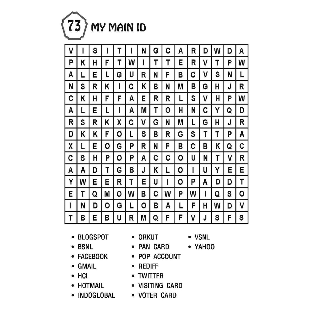 Super Word Search Part - 9