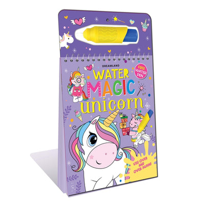 Water Magic Unicorn- With Water Pen - Use Over and Over Again : Children Drawing, Painting & Colouring Book