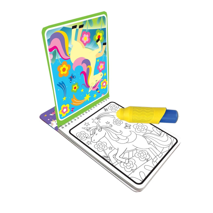 Water Magic Unicorn- With Water Pen - Use Over and Over Again : Children Drawing, Painting & Colouring Book