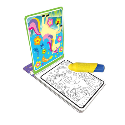 Water Magic Unicorn- With Water Pen - Use Over and Over Again : Children Drawing, Painting & Colouring Book