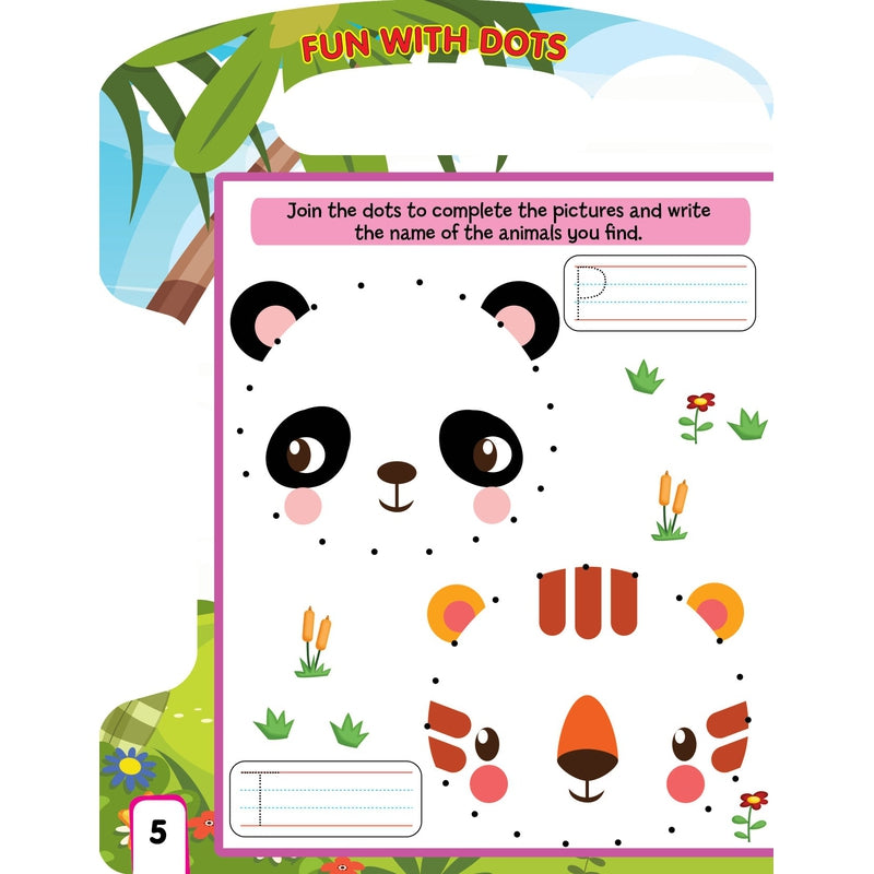 Write and Wipe Book - Animals