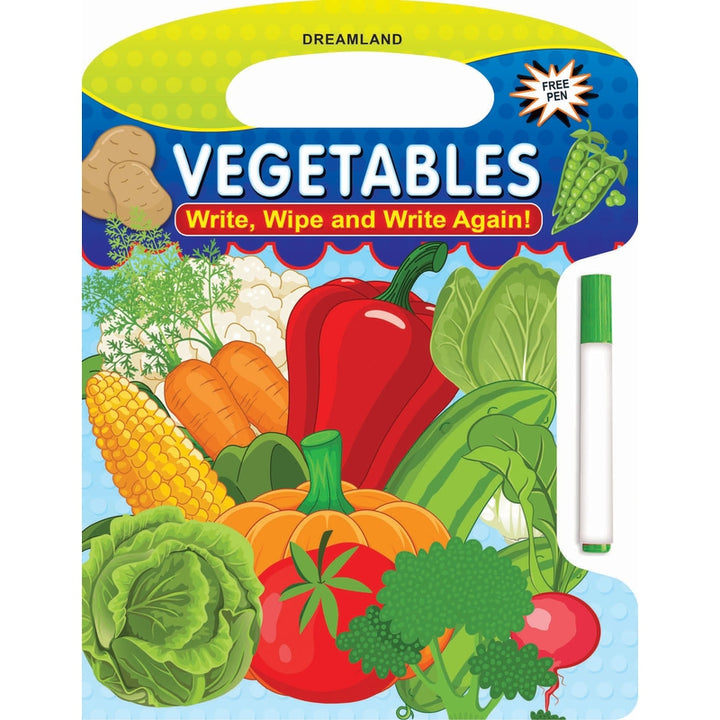 Write and Wipe Book - Vegetables