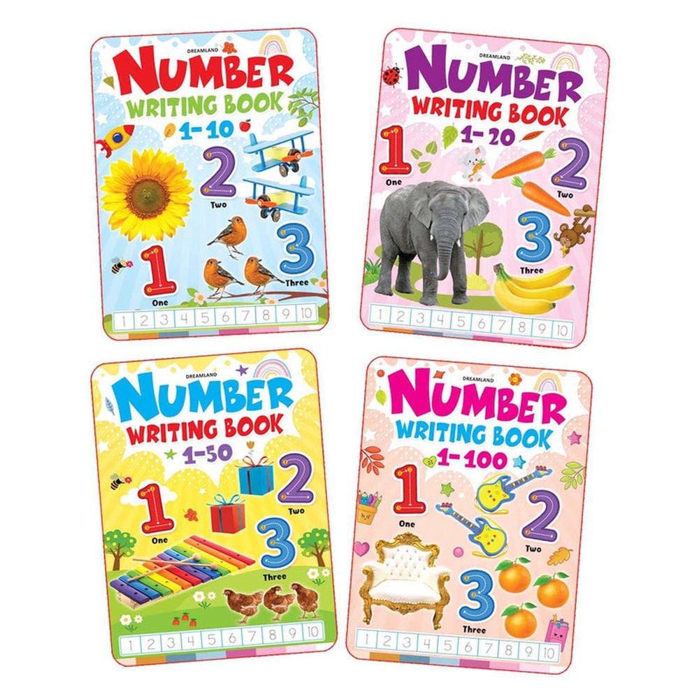 Number  Writing book (4 titles) Pack