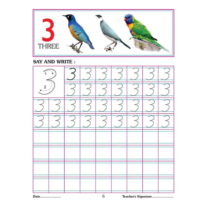 Number  Writing book (4 titles) Pack