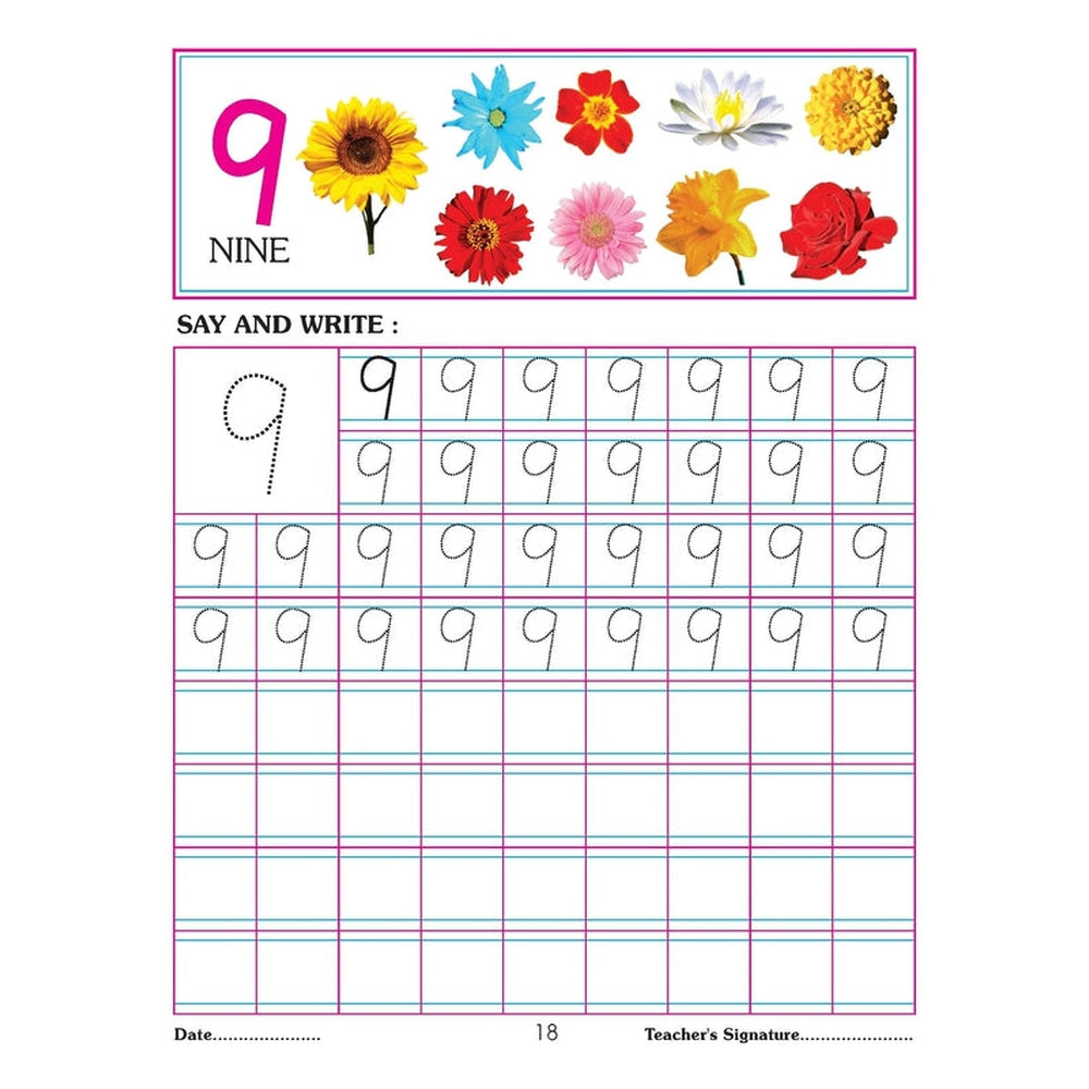 Number  Writing book (4 titles) Pack