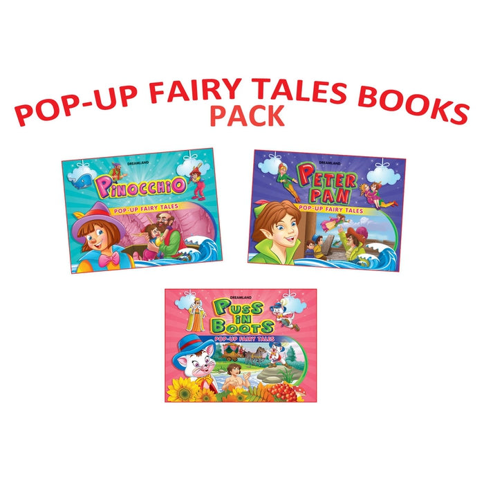 Pop Up Fairy Tales Pack-3 (3 Titles)