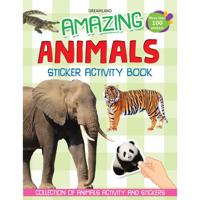 Amazing Animals (Sticker Activity Book) : Children Interactive & Activity Book