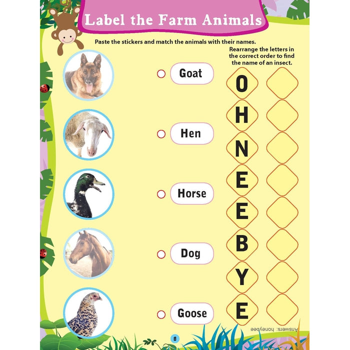 Amazing Animals (Sticker Activity Book) : Children Interactive & Activity Book