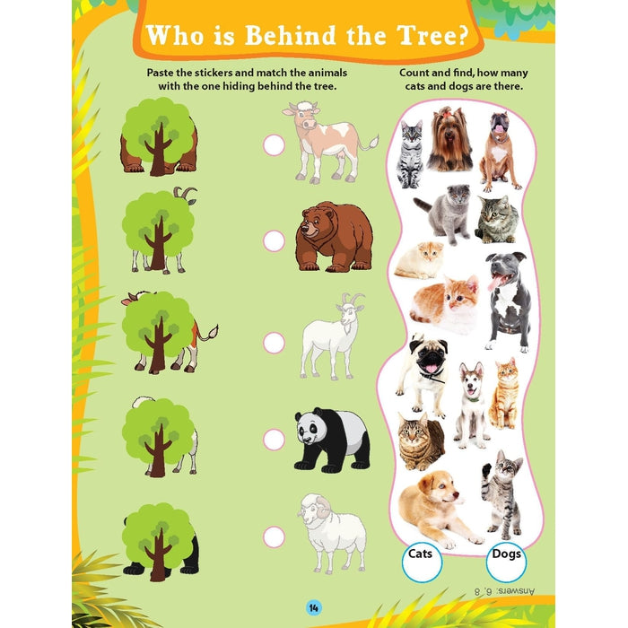 Amazing Animals (Sticker Activity Book) : Children Interactive & Activity Book