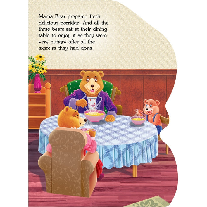 Wonderful Story Board book- Goldilocks and the three Bears