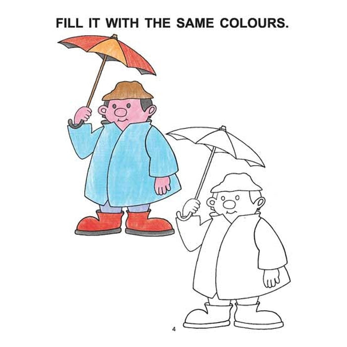 Colour with Crayons Part - 3 (Coloring Book)