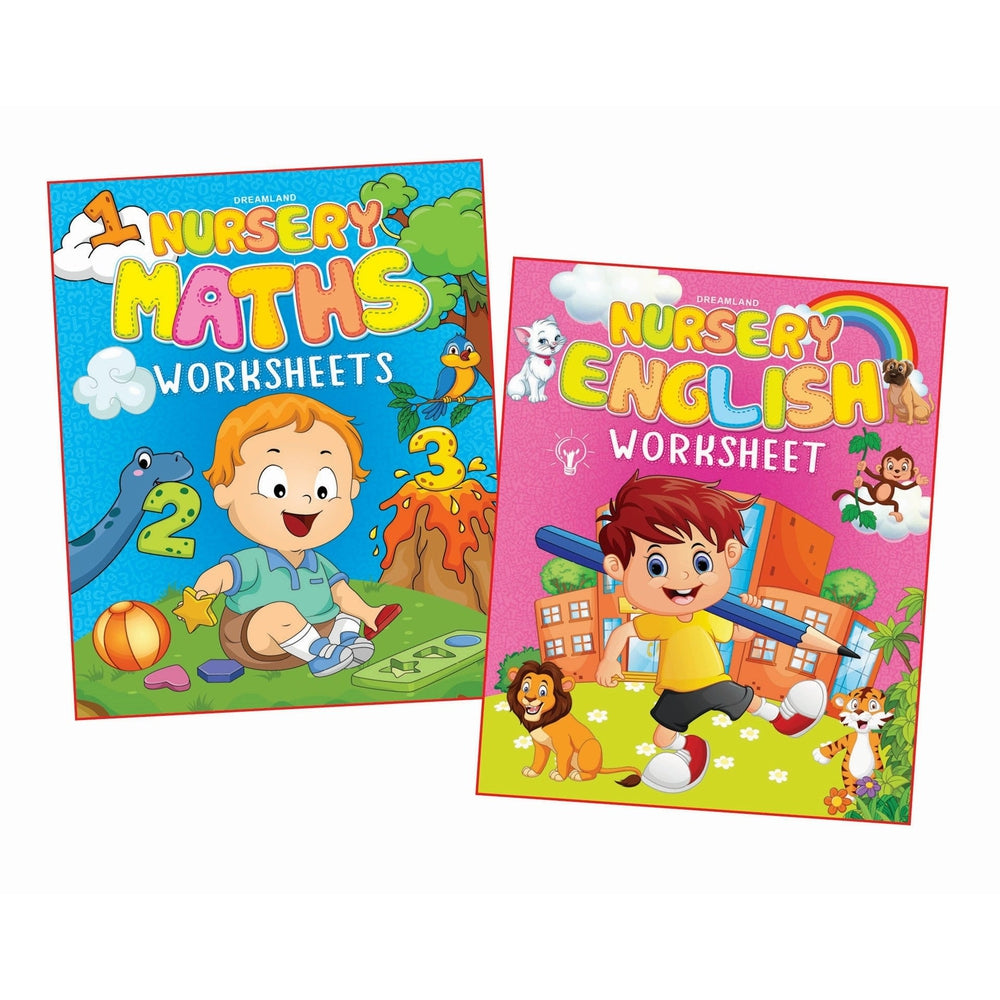 Nursery Worksheets (A set of 2 Books)