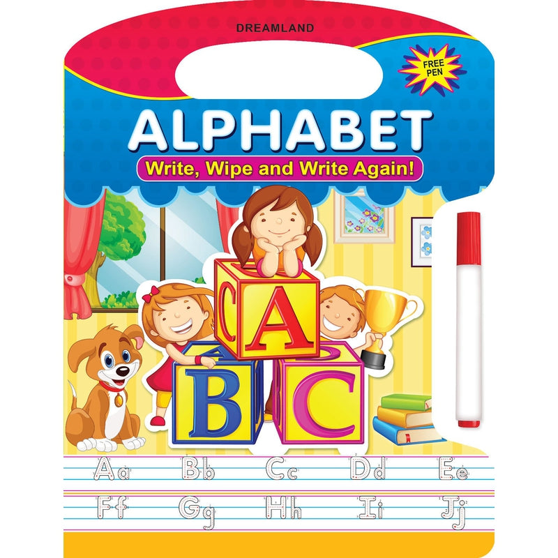 Write and Wipe Book - Alphabets