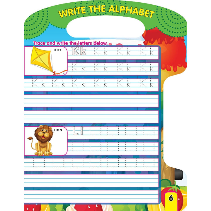 Write and Wipe Book - Alphabets