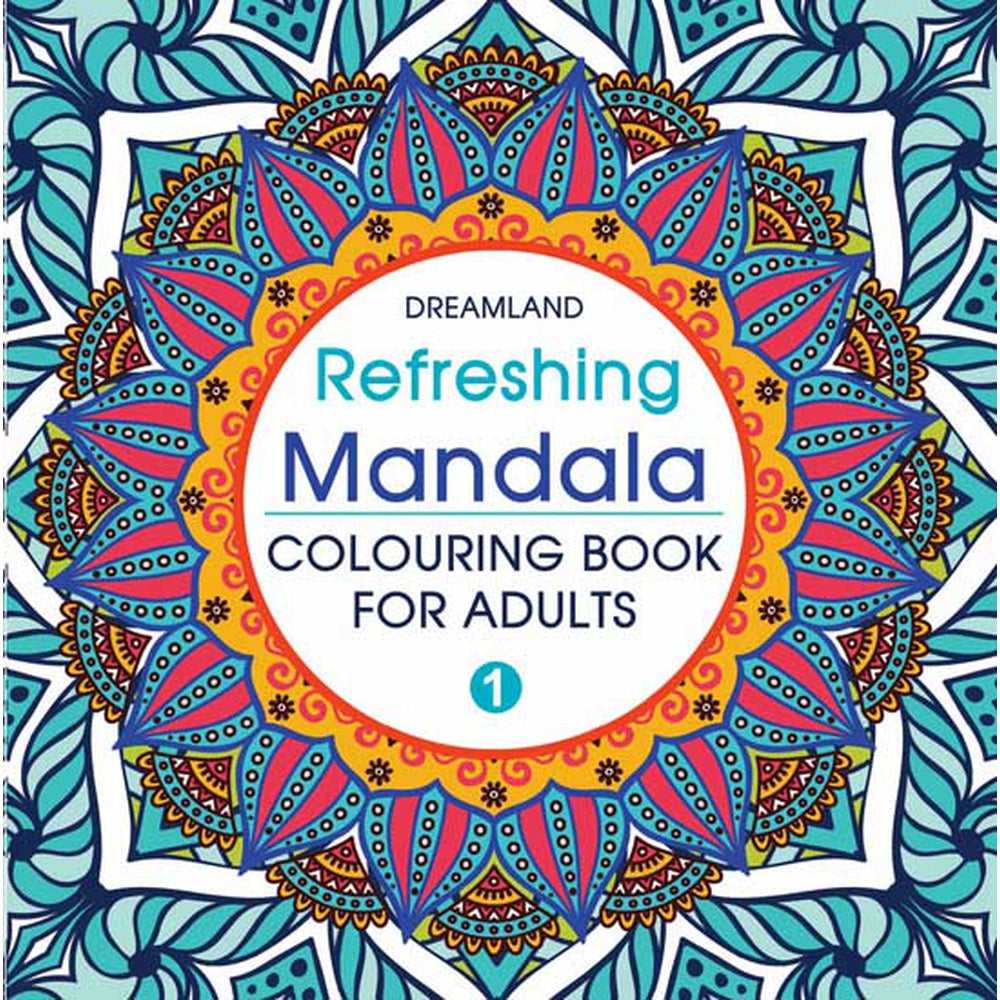 Refreshing Mandala- Colouring Book for Adults Book 1