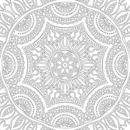 Refreshing Mandala- Colouring Book for Adults Book 1