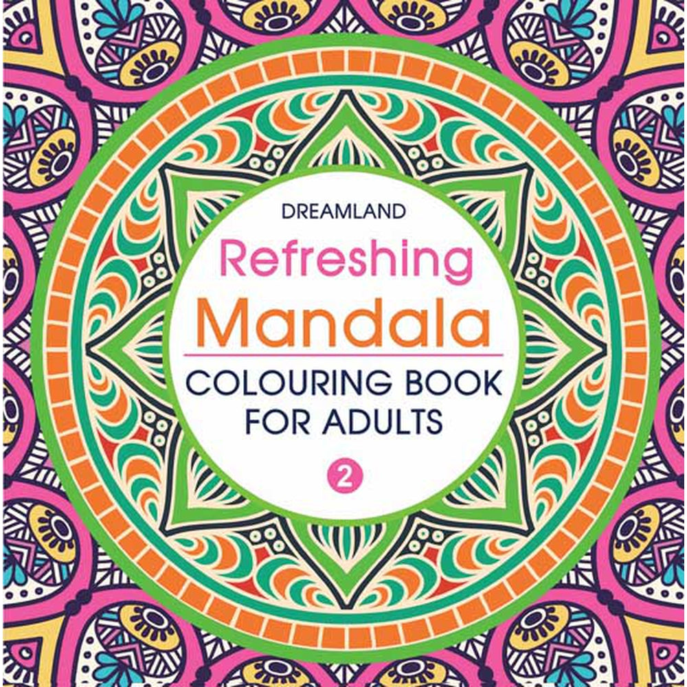 Refreshing Mandala- Colouring Book for Adults Book 2