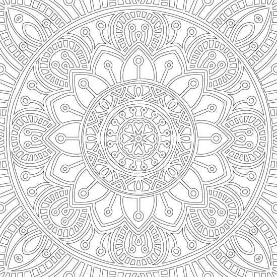 Refreshing Mandala- Colouring Book for Adults Book 2