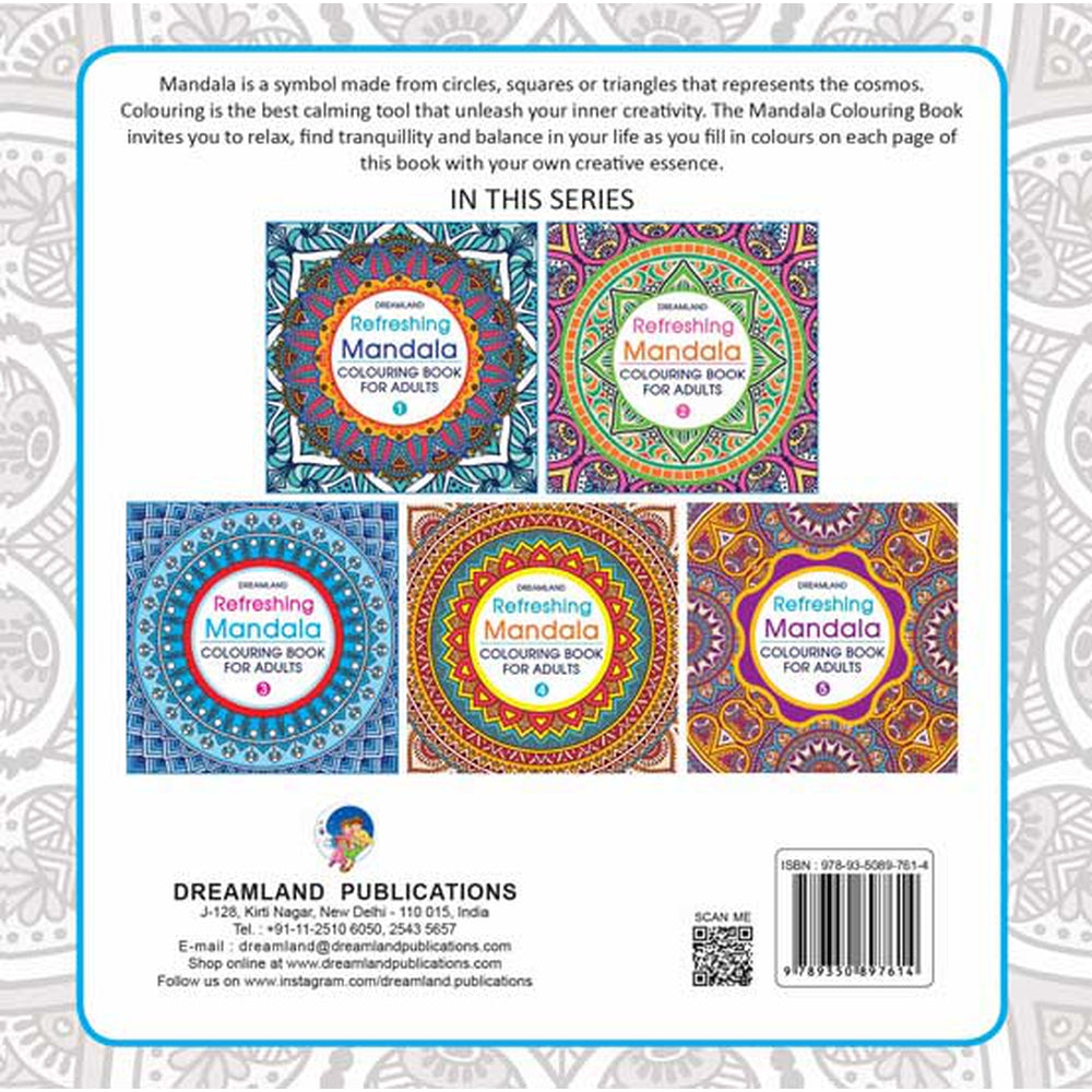 Refreshing Mandala- Colouring Book for Adults Book 2