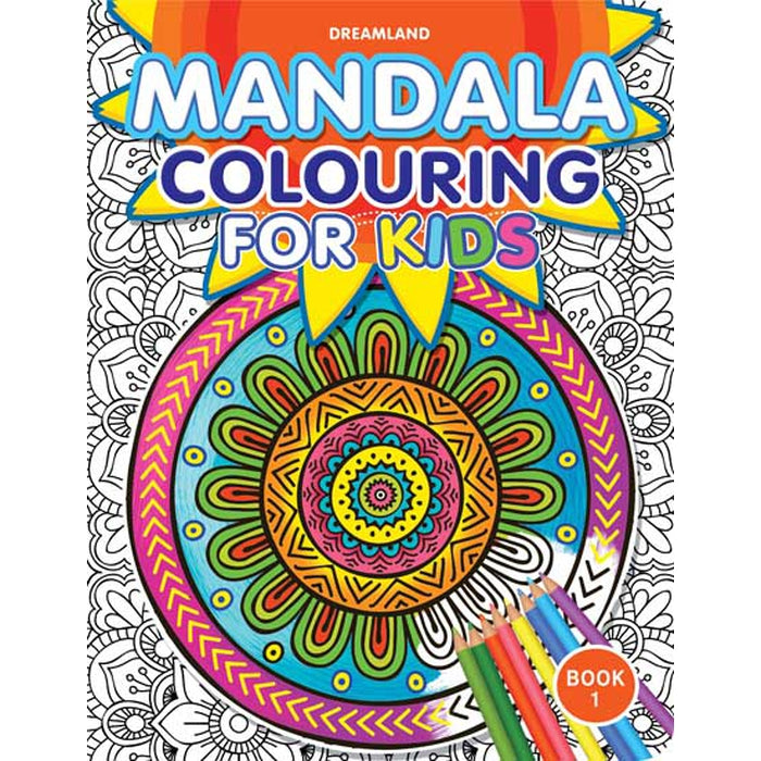 Mandala Colouring for Kids- Book 1