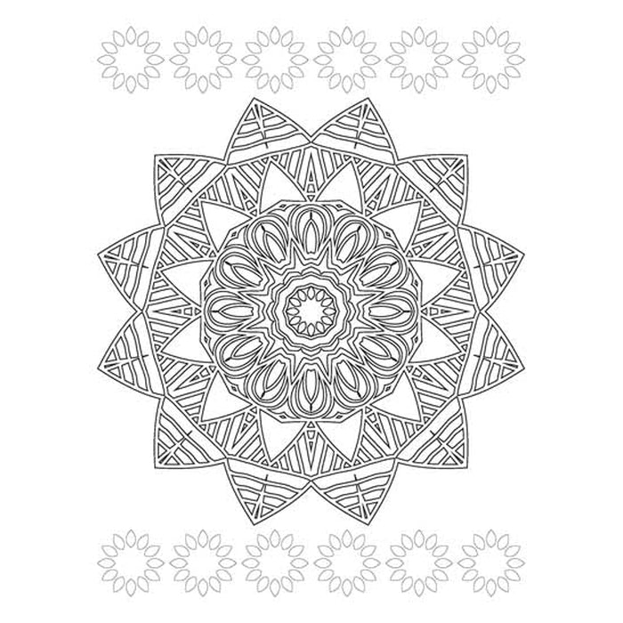 Mandala Colouring for Kids- Book 1