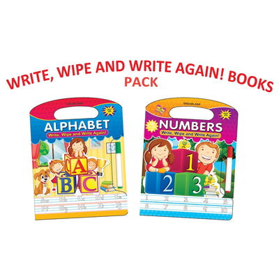 Write and Wipe Books- Pack (2 Titles)