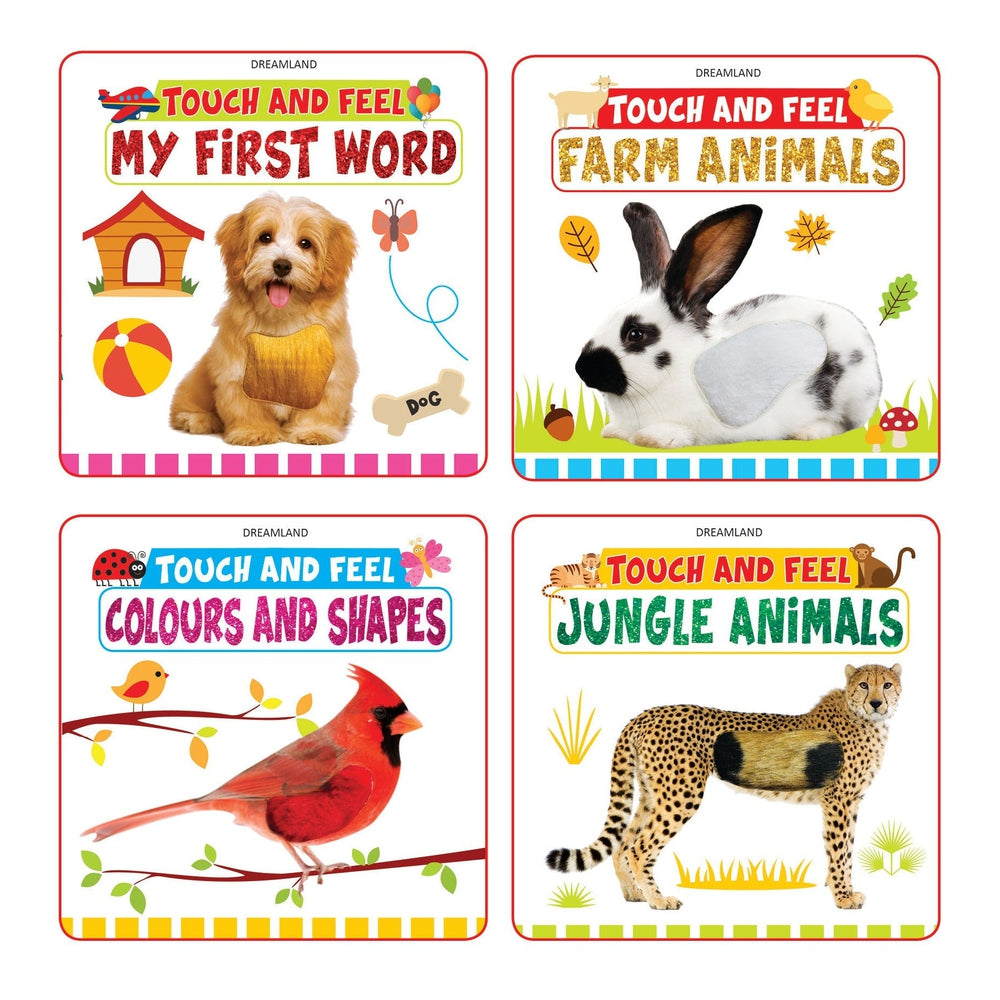 Touch and Feel Series - (4 Titles) Activity Books