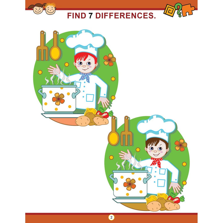 My Activity- Find the Difference Activity Book