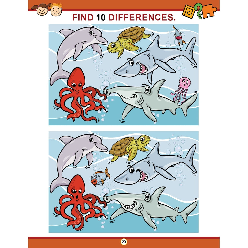 My Activity- Find the Difference Activity Book