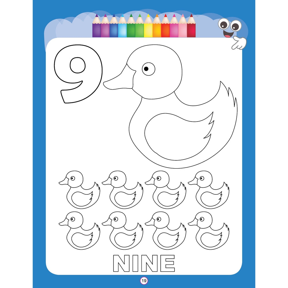 My Activity- Numbers Colouring Book