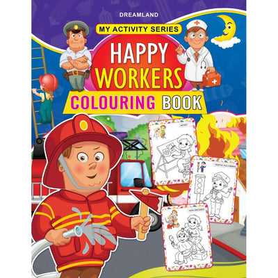 My Activity- Happy Workers Colouring Book