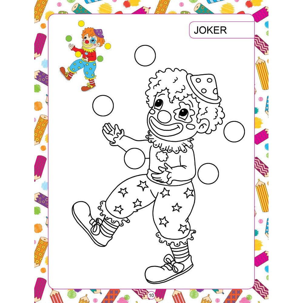 My Activity- Happy Workers Colouring Book