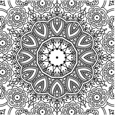 Refreshing Mandala - Colouring Book for Adults Book 3