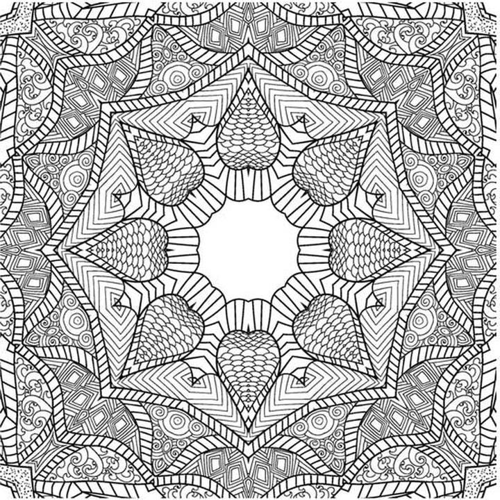 Refreshing Mandala - Colouring Book for Adults Book 3