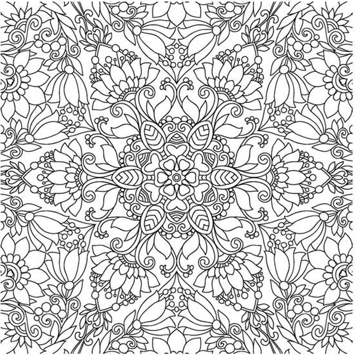 Refreshing Mandala - Colouring Book for Adults Book 3