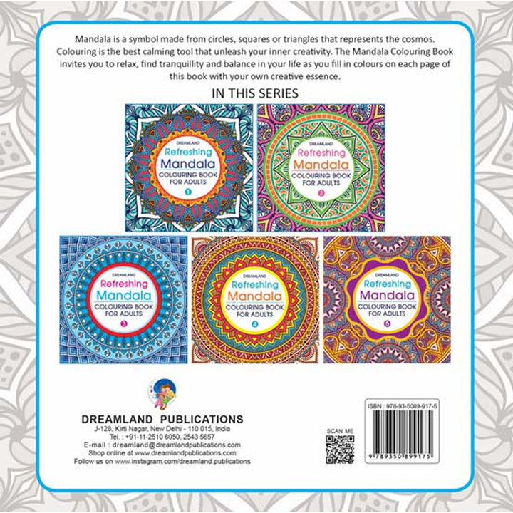 Refreshing Mandala - Colouring Book for Adults Book 3