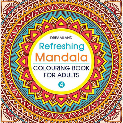 Refreshing Mandala - Colouring Book for Adults Book 4